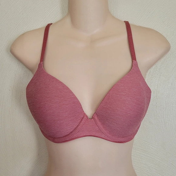 Aerie Full Coverage Mauvewood Pink Colored Bra Size Women's 32D - Picture 1 of 8